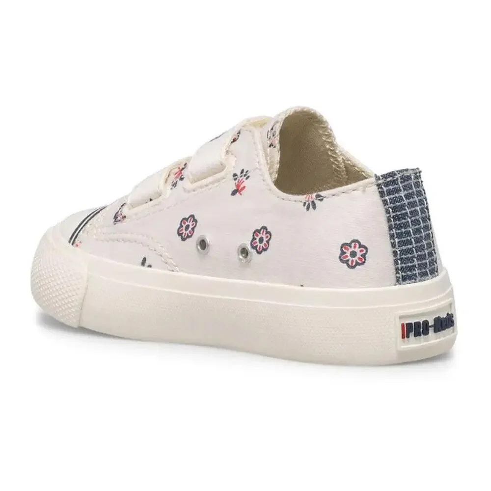 PRO-Keds Royal Lo HL Sneakers Toddler US 4.5 White Print Casual Shoes HAWK538